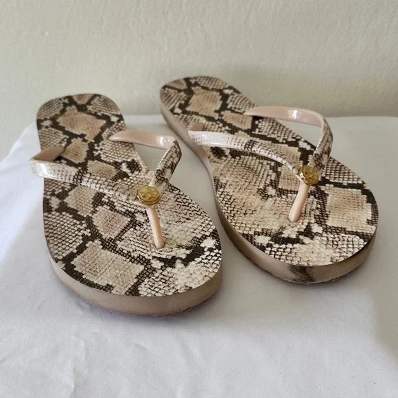 Tory Burch Shoes Tory Burch Thin Flip Flops In Sunset Blush